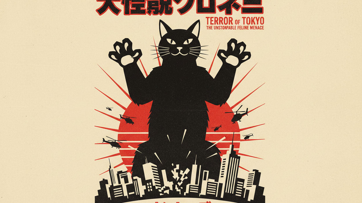 Catzilla: When Tokyo Art Meets Feline Fury